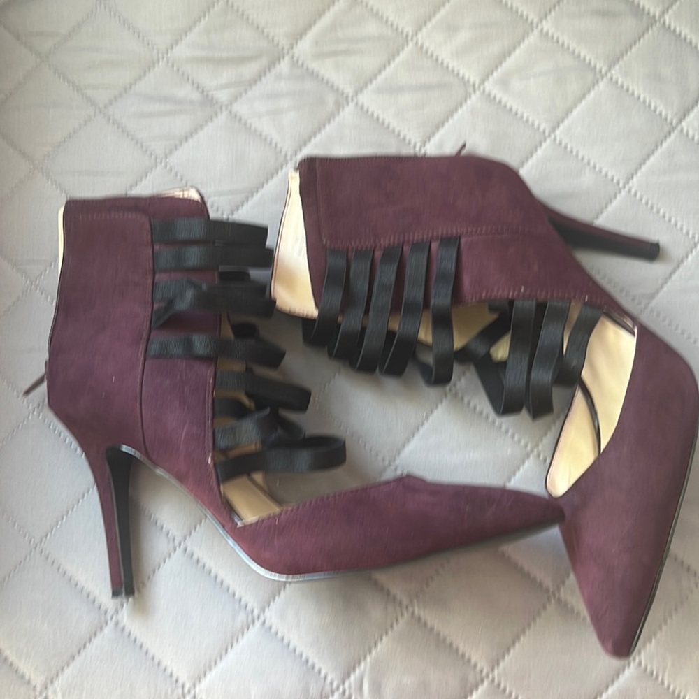 Nine West Purple Heel Size 8.0